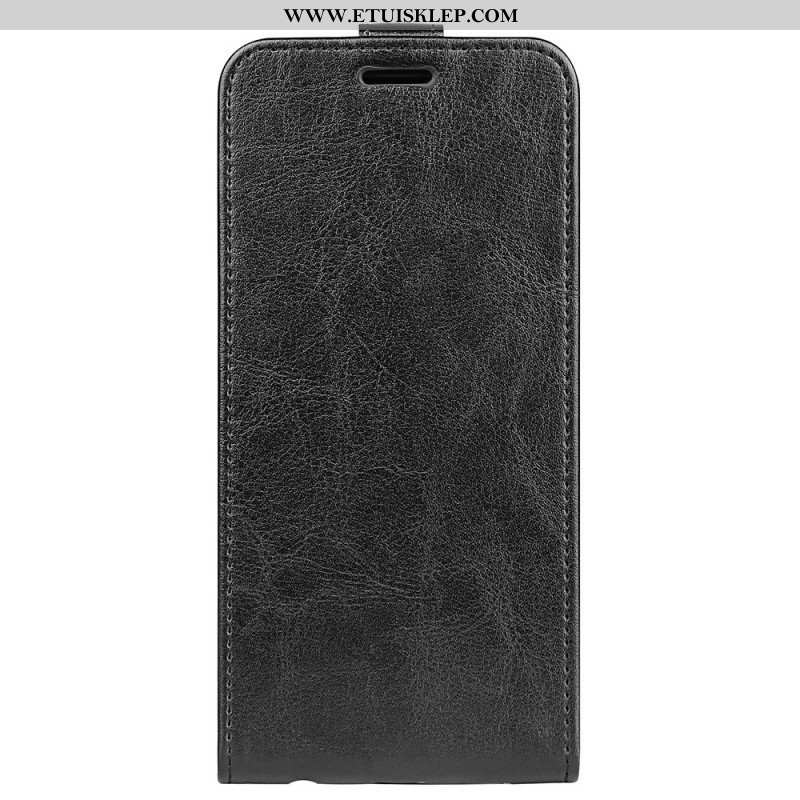 Etui Folio do iPhone 15 Plus Skórzany Futerał Klapa Pionowa